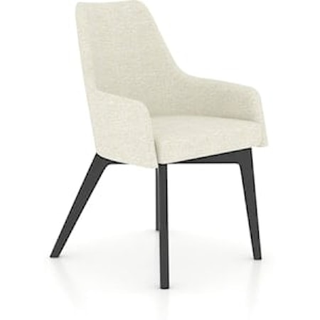 Upholstered fixed chair