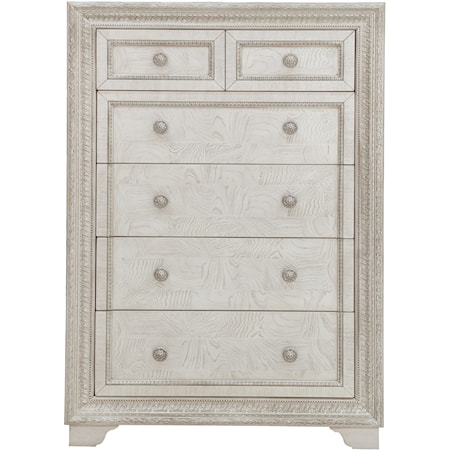 Transitional 5-Drawer Bedroom Chest