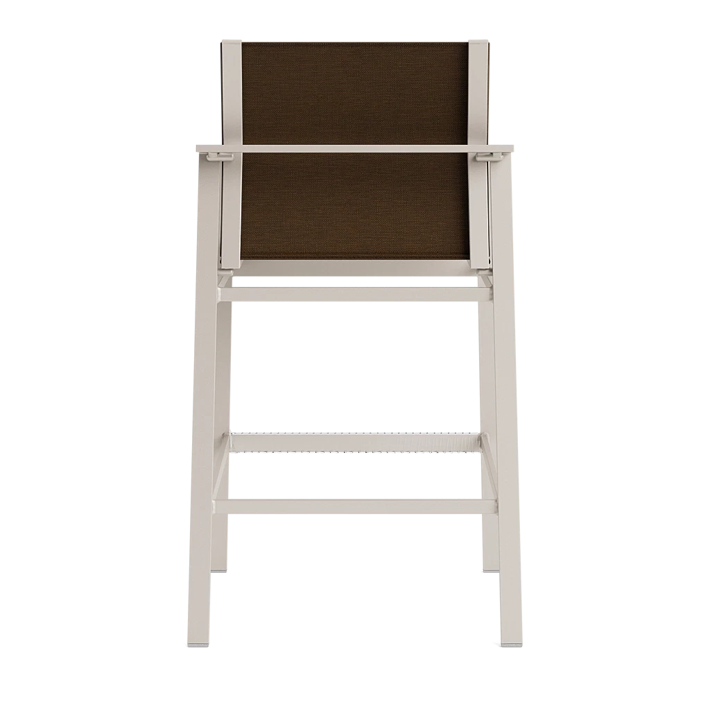 Brown Jordan Swim Modern Fixed Sling Barstool