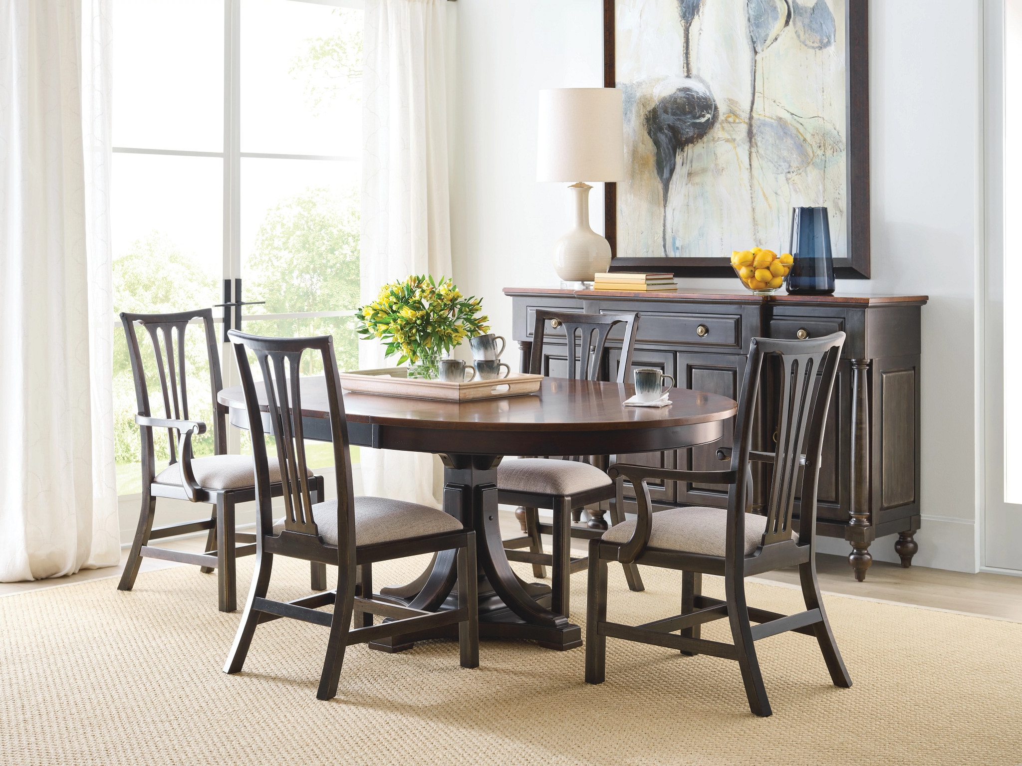 Kincaid Furniture Bridgetown Standard Arm Dining Chair