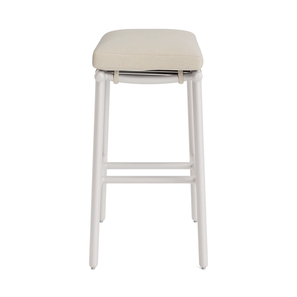 Cushioned Backless Strap Barstool