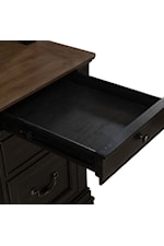 Liberty Furniture Meritage Traditional 7-Drawer Jr. Executive Desk