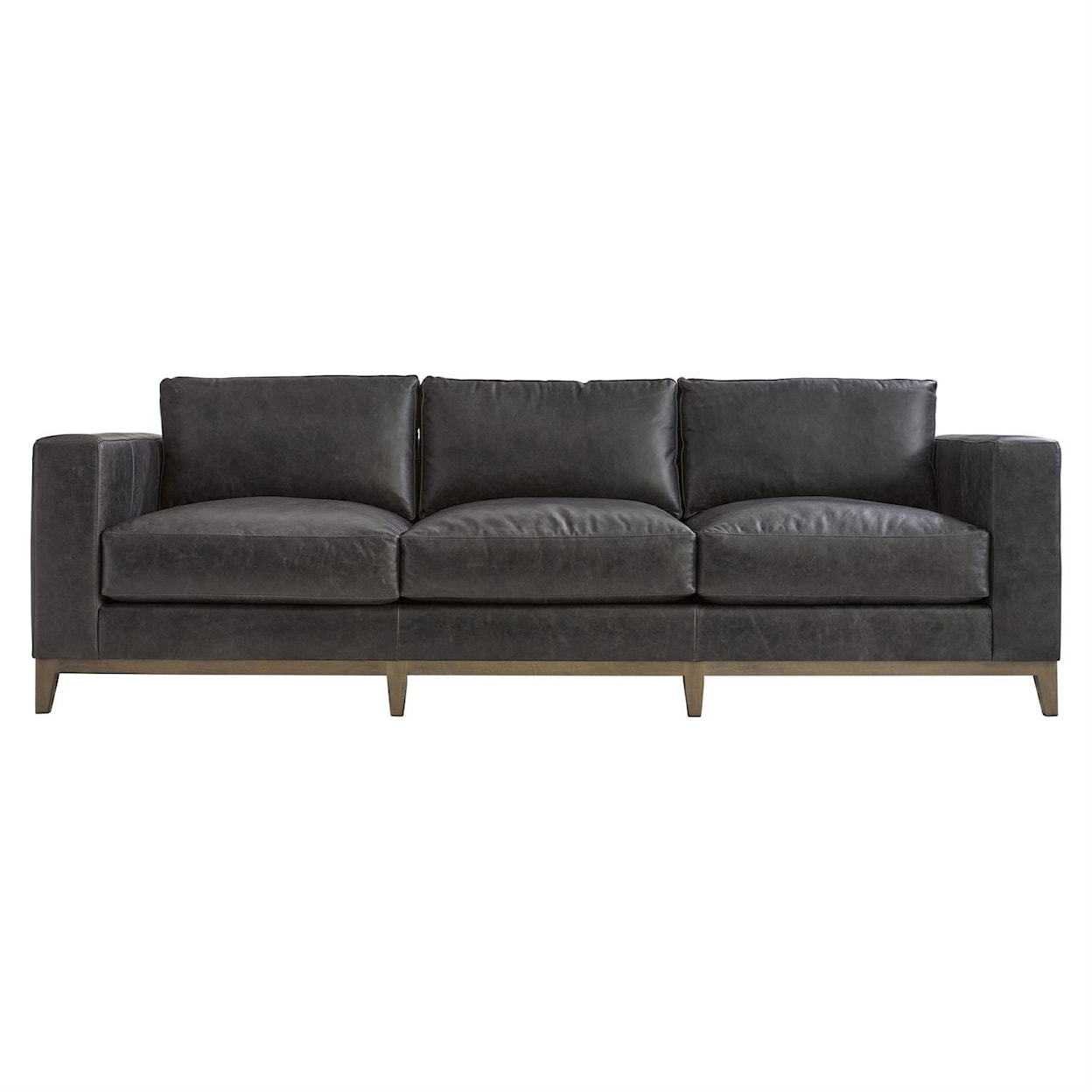 Bernhardt Bernhardt Living Noel Leather Sofa Without Pillows