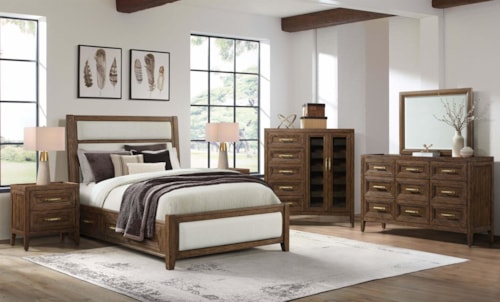 Transitional 6-Piece Queen Bedroom Set