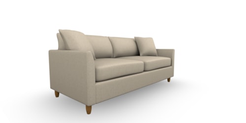 Contemporary Full Stationary Sofa Sleeper With Two (2) Pillows
