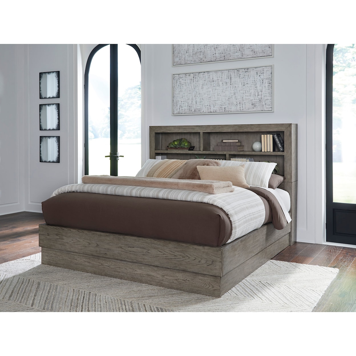 Ashley Furniture Benchcraft Anibecca Queen Bookcase Bed