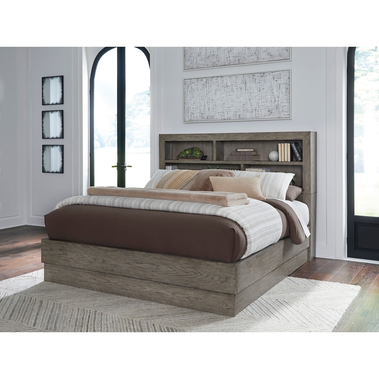 Ashley Furniture Benchcraft Anibecca King Bookcase Bed