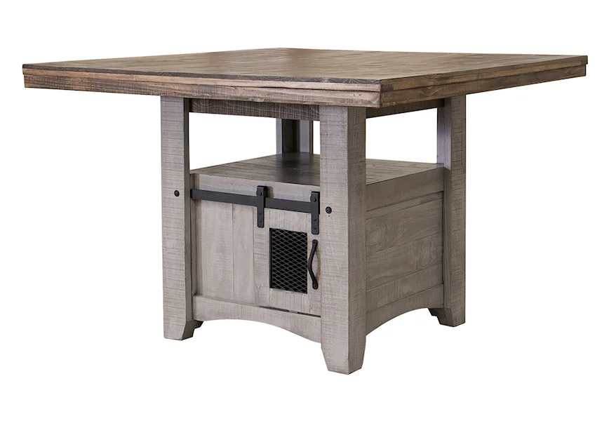 Pueblo Counter Height Dining Table by International Furniture Direct at Furniture and ApplianceMart