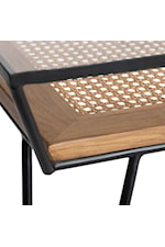 Crestview Collection Burnside Mid-Century Modern End Table