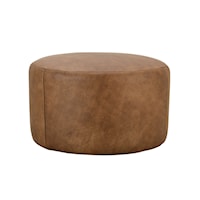 Contemporary Round Ottoman