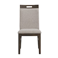 Contemporary Rustic Upholstered Side Chair