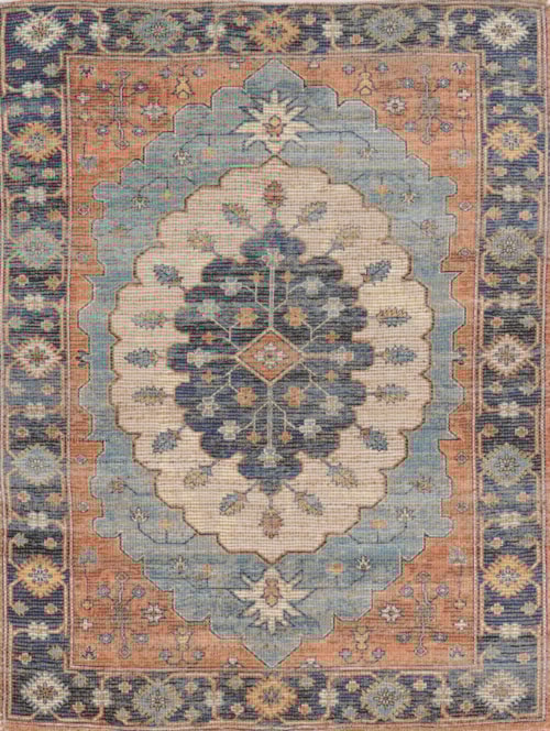 8' 6" x 11"6" Blue Charisma Rug