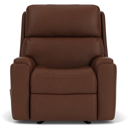 Casual Recliner with Pillow Arms