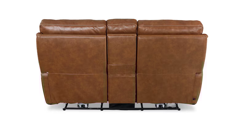 Bassett Club Level - Burlington Motion Loveseat W/Power & Console