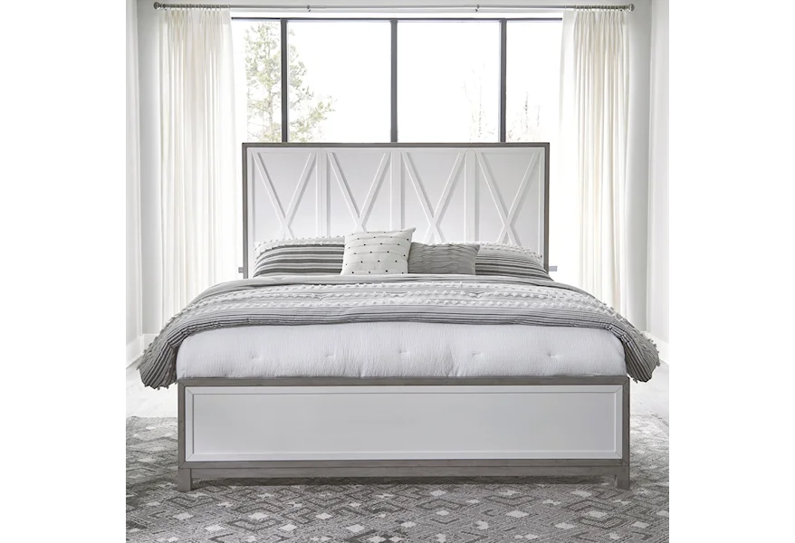 Palmetto Heights Queen Panel Bed by Liberty Furniture at Dream Home Interiors