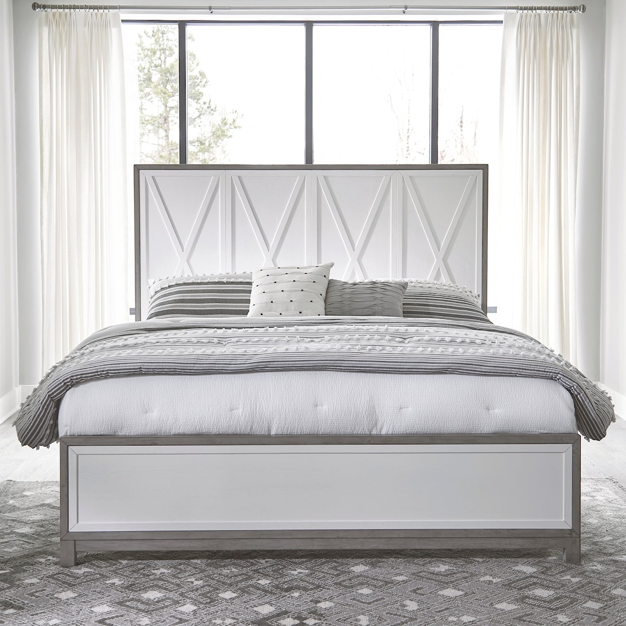 Libby Palmetto Heights King Panel Bed