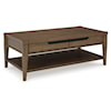 Ashley Furniture Signature Design Roanhowe Rectangular Cocktail Table