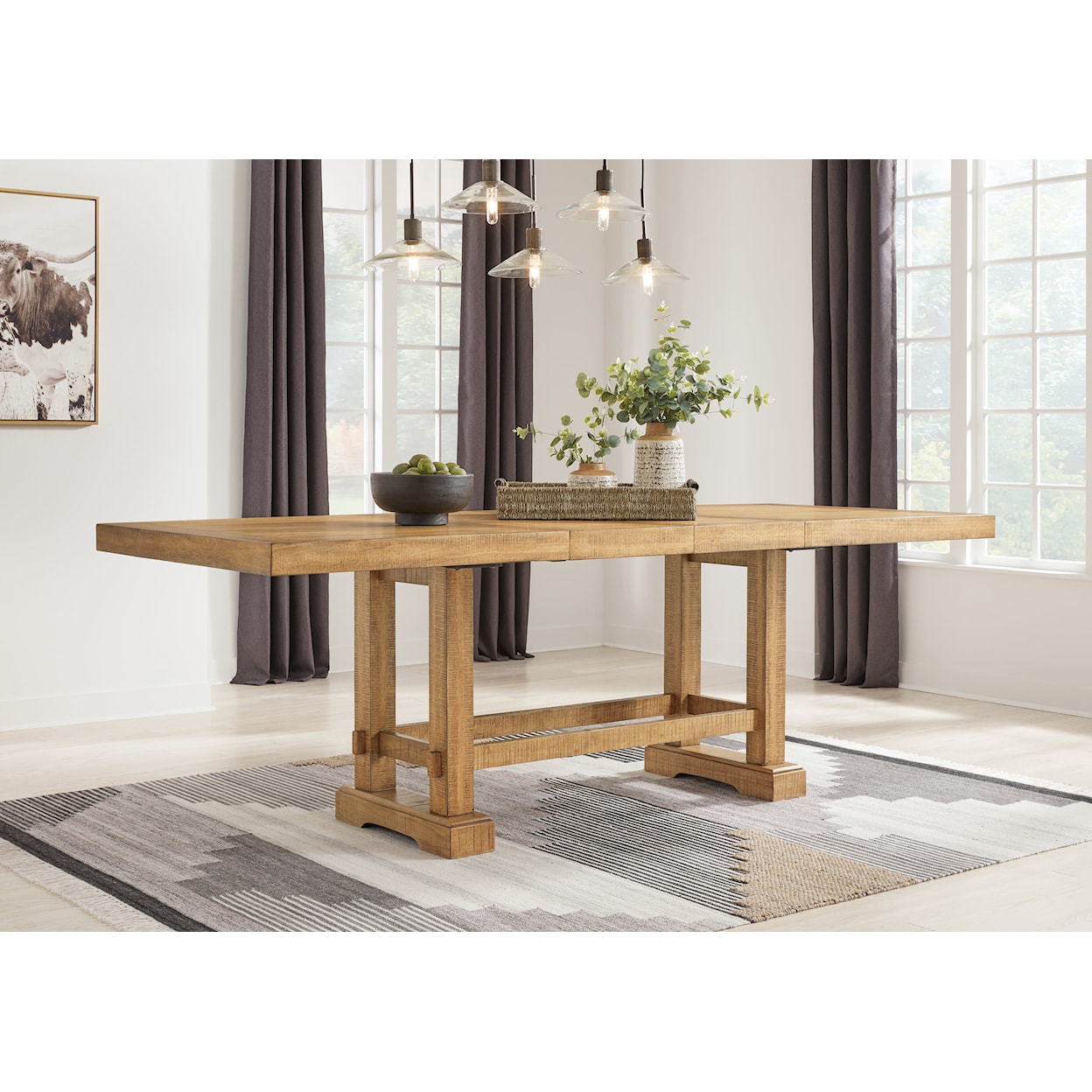 Ashley Signature Design Havonplane Counter Height Dining Extension Table