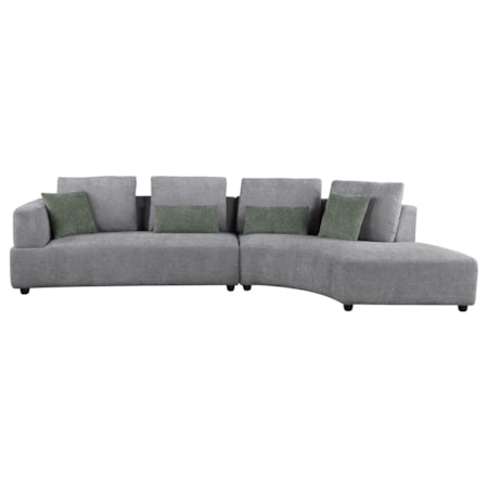 Toscano 134-inch Sectional Sofa