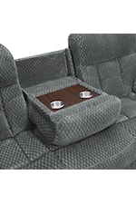 New Classic Furniture Bravo Contemporary Reclining Sofa with Power Footrest