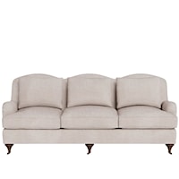 Churchill Sofa with Turned Legs and Casters