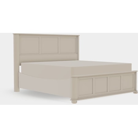 King Panel Bed Low Footboard