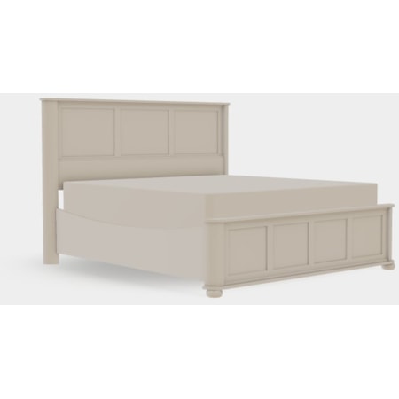 King Panel Bed Low Footboard