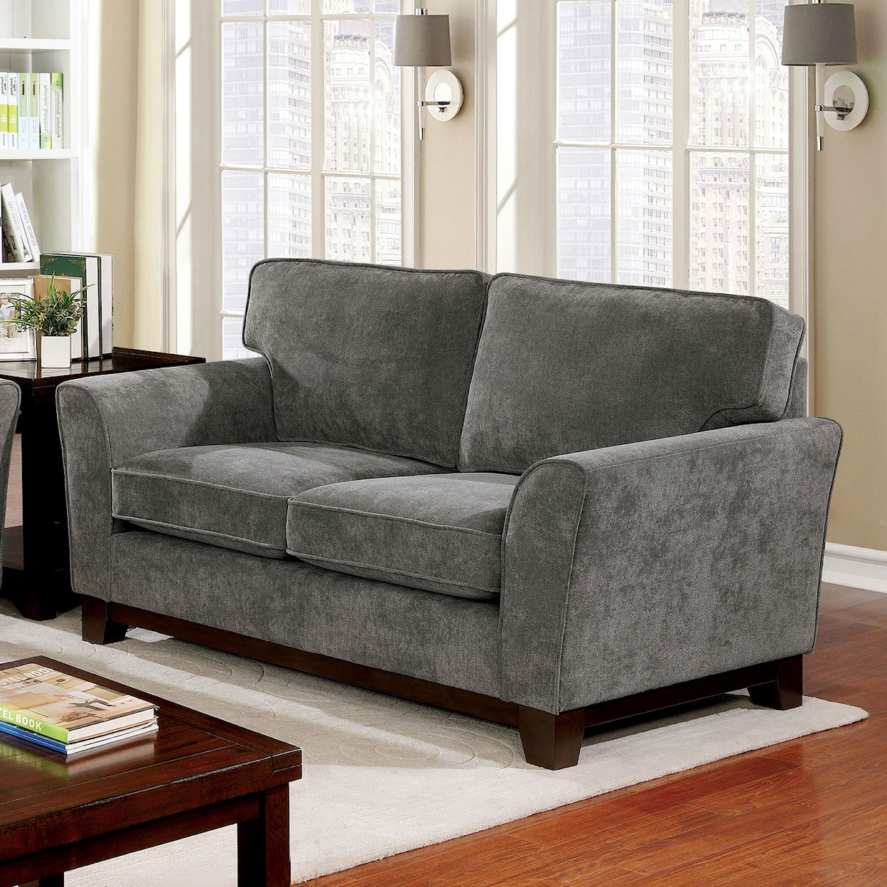 Furniture of America Caldicot Loveseat