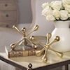 Uttermost Accessories - Statues and Figurines Harlan Brass Objects Set/2