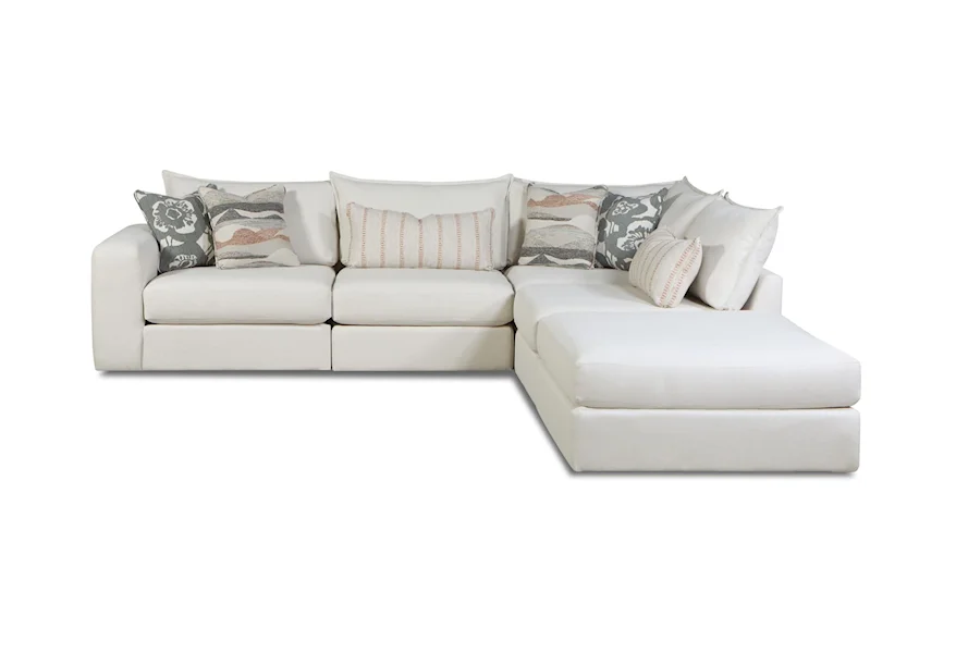7000 MISSIONARY SALT Modular Sectional by Fusion Furniture at Prime Brothers Furniture