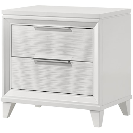 Cressida Contemporary 2-Drawer Nightstand