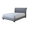 CM Carly Upholstered King Sleigh Bed
