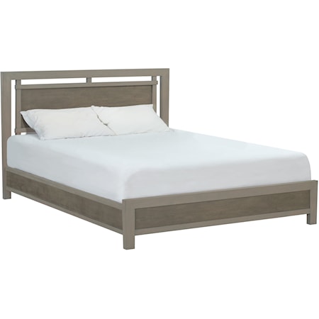 Contemporary King Panel Bed