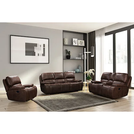 Casual 3-Piece Living Room Set