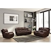 New Classic Furniture Brookings Leather Loveseat with Power