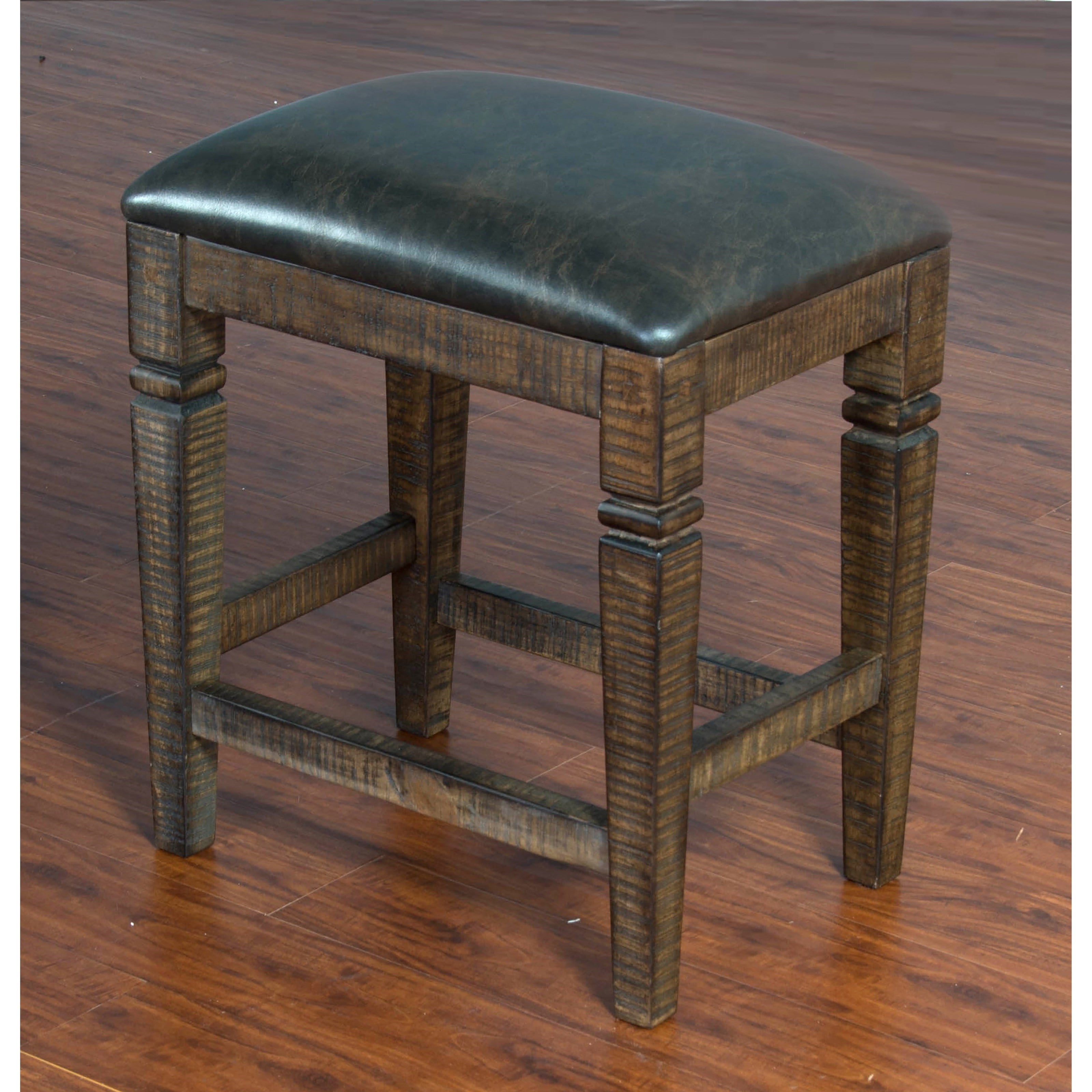 Backless Stool w/ Cushion Seat