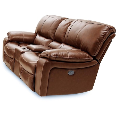 Power Reclining Console Loveseat