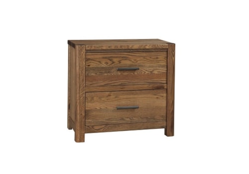 Transitional 2-Drawer Nightstand