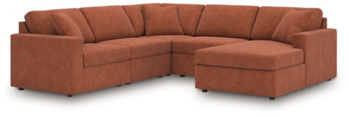 5-Piece Sectional With Chaise