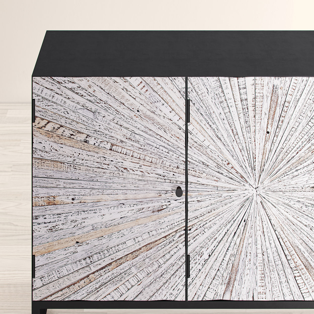 Jofran Astral Plains Reclaimed 3 Door Accent Cabinet