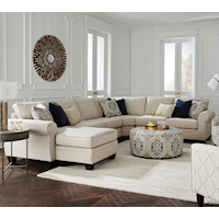 Transitional Sectional with Left Chaise