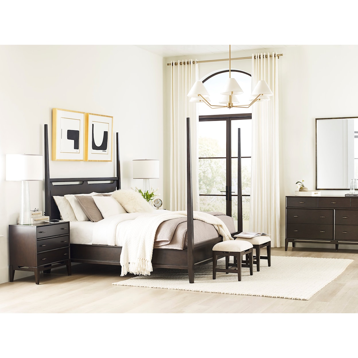 Aspenhome Sutton King Poster Bed