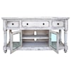 IFD International Furniture Direct Aruba 70" TV Stand with 4 Drawers and 2 Doors