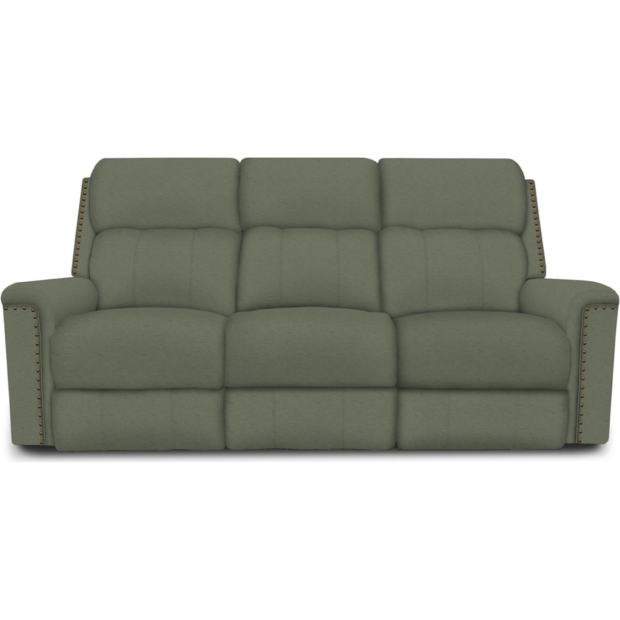 England EZ1C00/H/N Series EZ1C00 Double Reclining Sofa with Nails