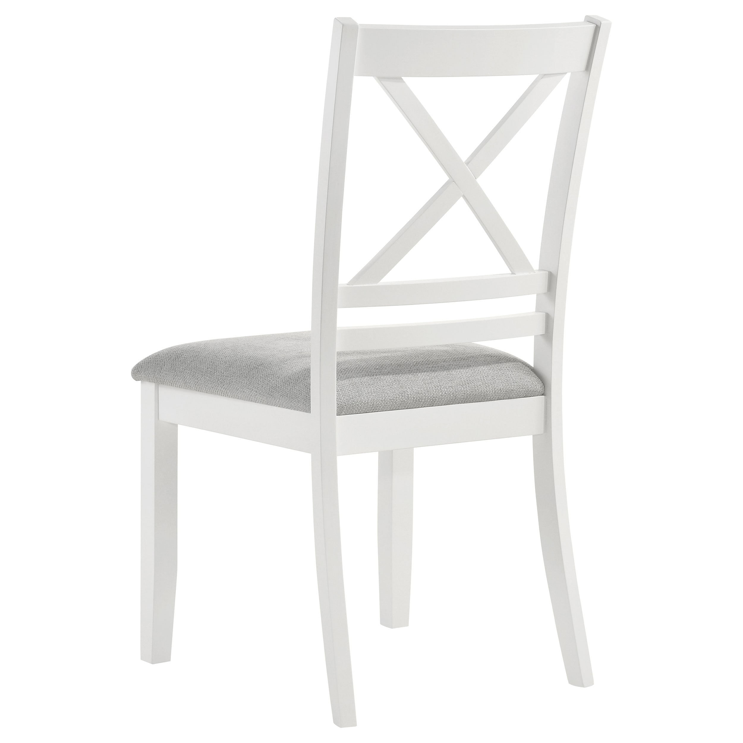 Coaster Hollis Cross Back Wood Dining Side Chair