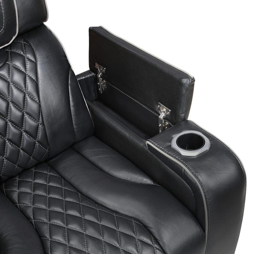 Homelegance 8449 Power Recliner with Massage and Heat