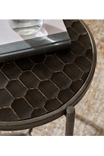 Ashley Furniture Signature Design Doraley Contemporary 22" End Table with Honeycomb Top