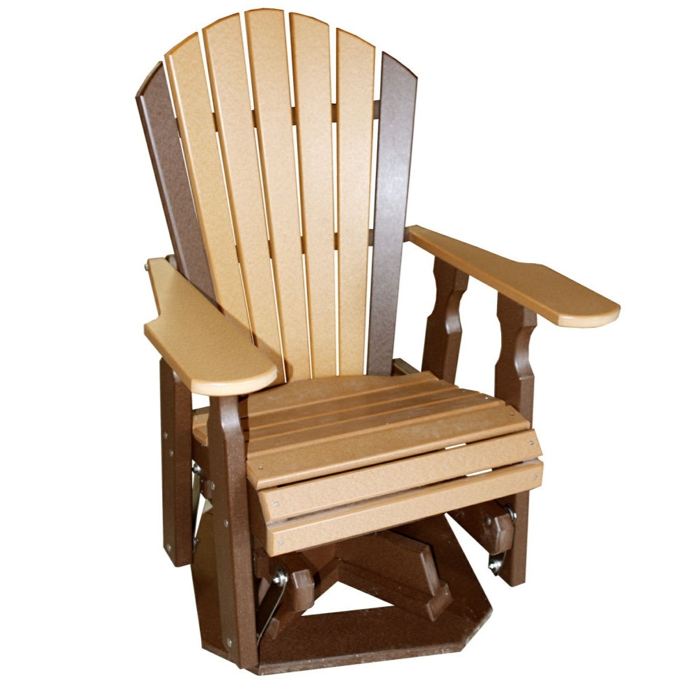 Classic Adirondack Swivel Glider