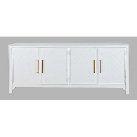 Gramercy Contemporary 4-Door Accent Cabinet