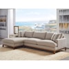 Barclay Butera Barclay Butera Upholstery 2-Pc Sectional w/ Brass Base & LAF Chaise